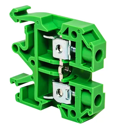 Клемма проходная винтовая JXB 2.5 мм2 зеленая EKF (plc-jxb-2.5/35gn)