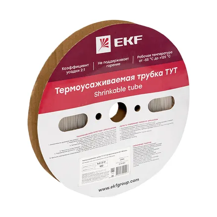ТУТ 2/1 прозрачная рулон EKF (tut-2-tr)