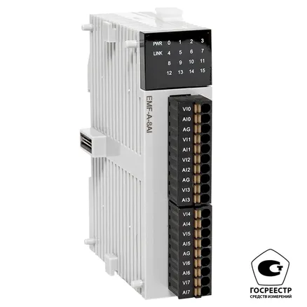 Модуль аналогового ввода EMF 8 PRO-Logic EKF (с поверкой) (EMF-A-8AI-V)