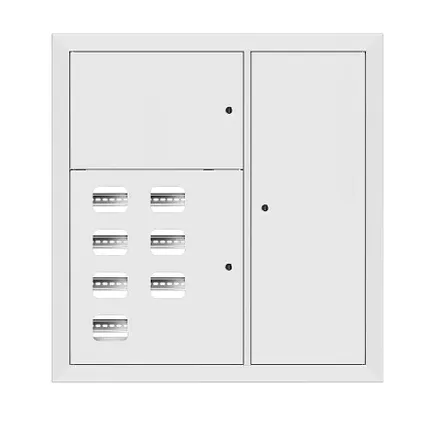 Щит этажный 7 кв. RAL9003 (1000x950x150) EKF Basic (mb28-v-7-r9003)