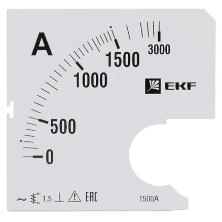 Шкала сменная для A961 1500/5А-1,5 EKF (s-a961-1500)