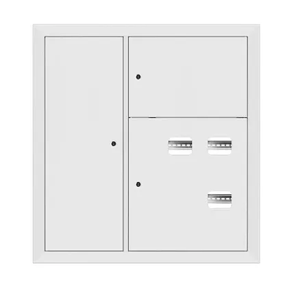 Щит этажный 3 кв. RAL9003 со слаботочным отсеком слева (1000x950x150) EKF PROxima (mb29-v-3z-ral9003)