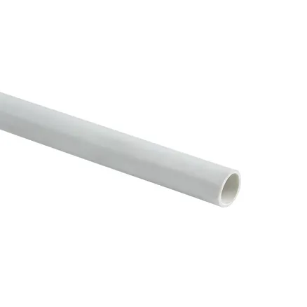 Труба гладкая ПВХ жест. d16 мм (2 м) (50 м/уп) белая EKF-Plast (trg-16w-2m)