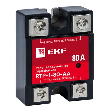 Реле твердотельное однофазное RTP-80-AA EKF (rtp-1-80-aa)
