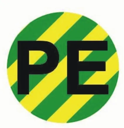 Наклейка "PE" d=20 EKF PROxima (an-2-07-1)
