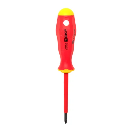 Отвертка Professional PH-FL1x80 мм VDE 1000В EKF (ph-fl-1-80-pro-in)
