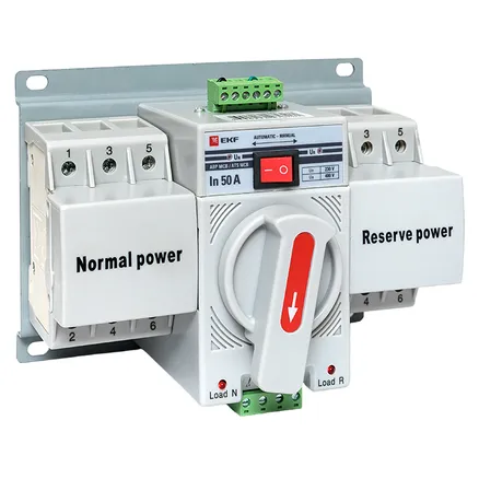 Устройство АВР МCB 50А (C) 3Р 400В EKF (ats-mcb-50c-3p-pro)