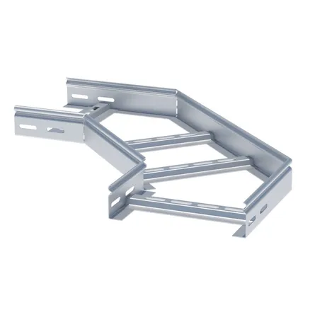 Угол 90 град. гориз. лестн. 100x600 мм INOX EKF (glt90100600-INOX)