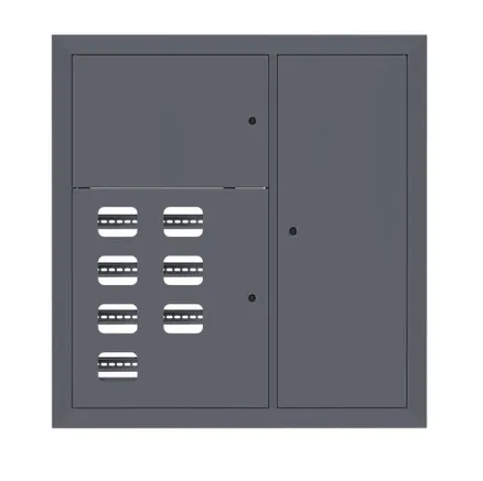 Щит этажный 7 кв. RAL7024 (1000x950x150) EKF PROxima (mb29-v-7-ral7024)