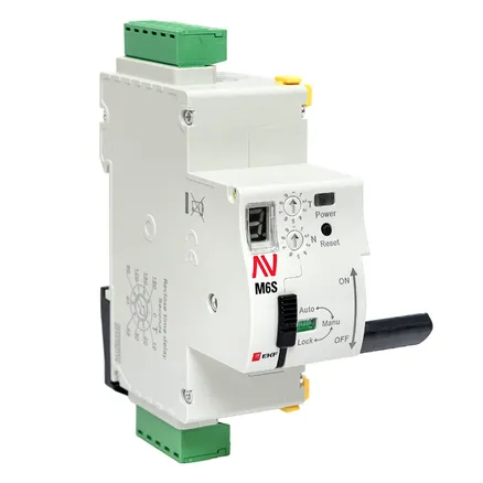 Привод моторный с режимом автовзвода AV-M6S 1P/2P EKF AVERES (av-m6s-averes)