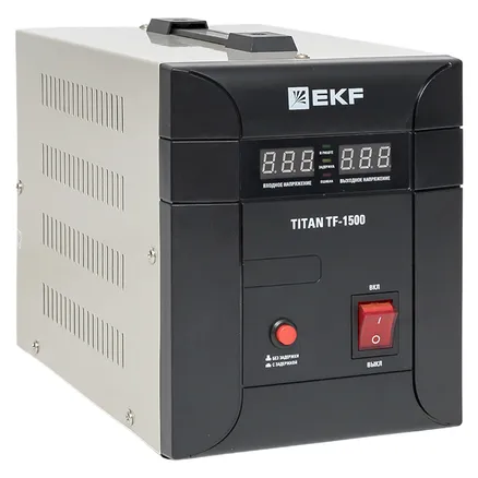 Стабилизатор напряжения симисторный TITAN -TF-1500 EKF (stab-TF-1500)