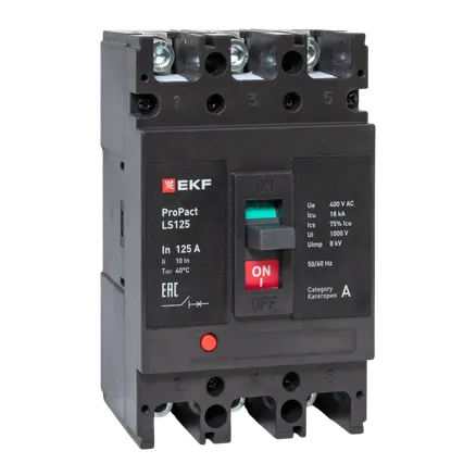 LS125 18кА 3P 125А ProPact EKF (mccb-125-18-3-125-ls)