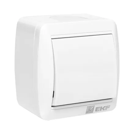 Владивосток Выключатель 1-кл. 10А IP54 EKF (EQR16-021-30-54)