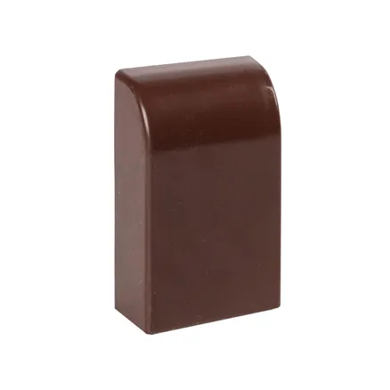 Заглушка (25x25) (4 шт) темн. дерево EKF-Plast (ecd-25-25x4)