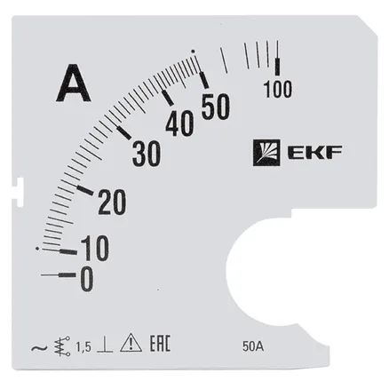 Шкала сменная для A961 50/5А-1,5 EKF (s-a961-50)