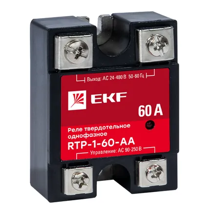 Реле твердотельное однофазное RTP-60-AA EKF (rtp-1-60-aa)
