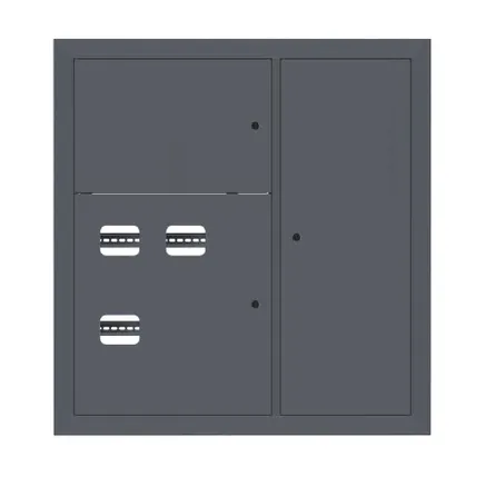 Щит этажный 3 кв. RAL7016 (1000x950x150) EKF PROxima (mb29-v-3-ral7016)