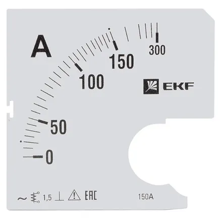 Шкала сменная для A961 150/5А-1,5 EKF (s-a961-150)