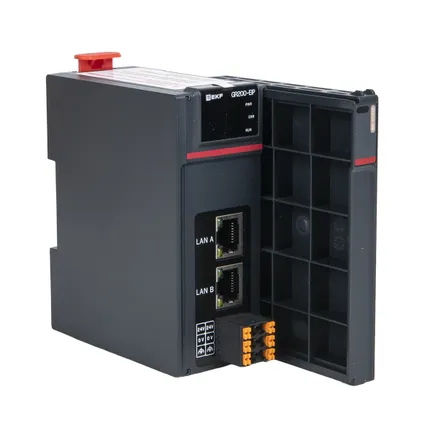 Модуль сетевой удалённого расширения ввода и вывода EtherNET IP GR200-EIP D-CARD EKF (GR200-EIP-DCD)