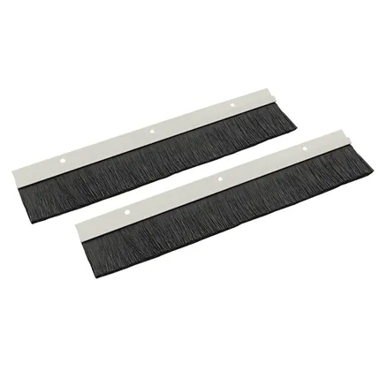 Щеточный буртик на алюминиевом держателе 300*45 ЕKF (2шт) (BSCE3045C)