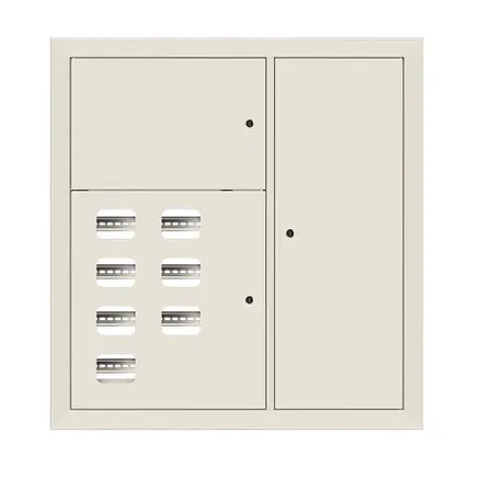 Щит этажный 7 кв. RAL9001 (1000x950x150) EKF Basic (mb28-v-7-r9001)