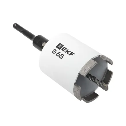 Коронка алмазная DCH-68 (верхнее пылеудаление) Laser M16 SDS-Plus EXPERT EKF