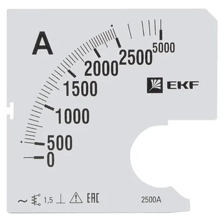 Шкала сменная для A961 2500/5А-1,5 EKF (s-a961-2500)