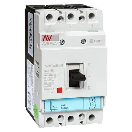 AV POWER-1/3 16А 35kA TR (mccb-13-16-TR-av)