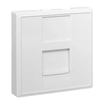 Розетка RJ45 кат. 6, 2 модуля EKF (E2MK016-135-10)
