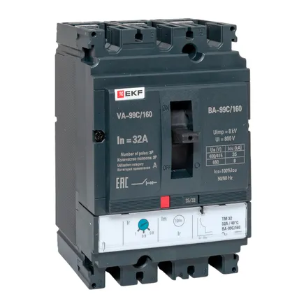 ВА-99C 160/32А 3P 35кА EKF (mccb99C-160-32)