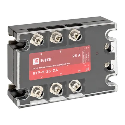 Реле твердотельное трехфазное RTP-25-DA EKF (rtp-3-25-da)