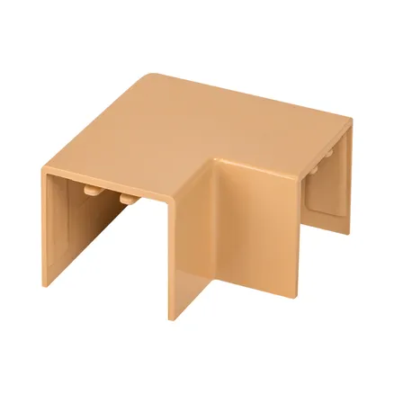 Поворот 90 гр. (25x25) (4 шт) свет. дерево EKF-Plast (abl-25-25x4)