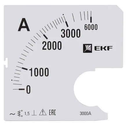 Шкала сменная для A961 3000/5А-1,5 EKF (s-a961-3000)