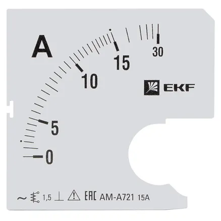 Шкала сменная для A721 15/5А-1,5 EKF (s-a721-15)