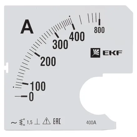Шкала сменная для A961 400/5А-1,5 EKF (s-a961-400)