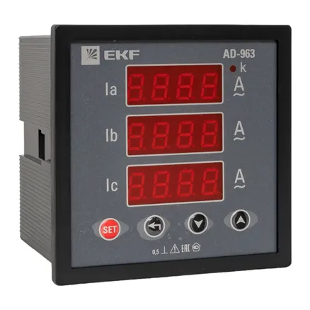 AD-963 цифровой на панель (96x96) трехфазный EKF PROxima (ad-963)
