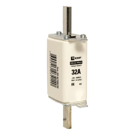 Плавкая вставка ППН-33 160/32А габарит 0 EKF (fus-33-0/160/32)