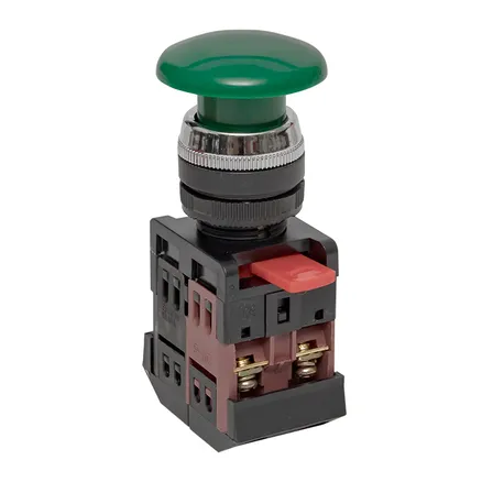 Кнопка AEA-22 зеленая NO+NC Грибок EKF (pbn-aea-g)