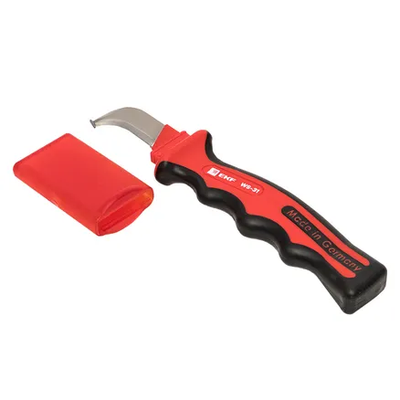 Нож с пяткой 1000V WS-31 EKF Professional (ws-31)