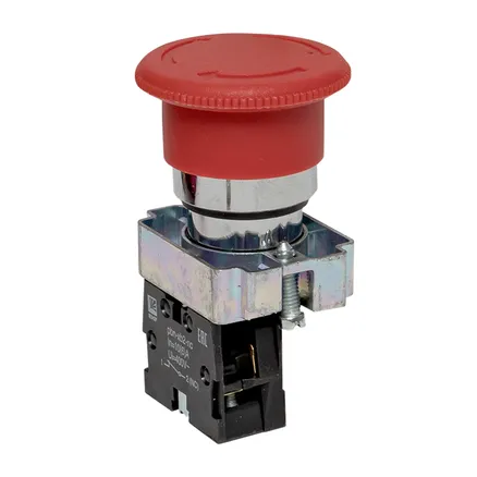 Кнопка BS542 поворотная красная грибок NC EKF (xb2-bs542)