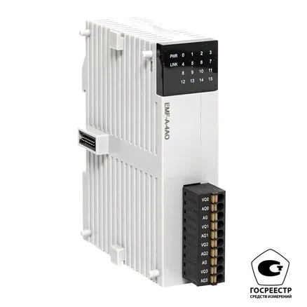 Модуль аналогового вывода EMF 4 PRO-Logic EKF (с поверкой) (EMF-A-4AO-V)