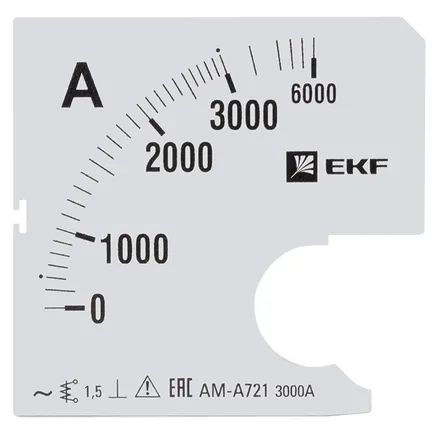 Шкала сменная для A721 3000/5А-1,5 EKF (s-a721-3000)