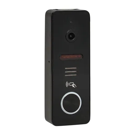 Вызывная видеопанель со счит. ключей CPV-02 чер. 4пр. 1000TVL IP65 EKF (int-cpv-02)
