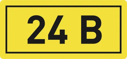 Наклейка "24В" (10x15) EKF PROxima (an-2-03)