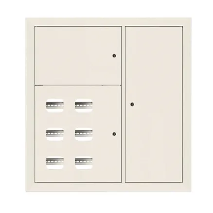 Щит этажный 6 кв. RAL9001 (1000x950x150) EKF Basic (mb28-v-6-r9001)