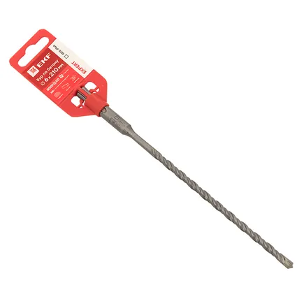 Бур по бетону SDS-plus 6x210 мм (4 резца) EKF Expert (db-6-210-4x4)