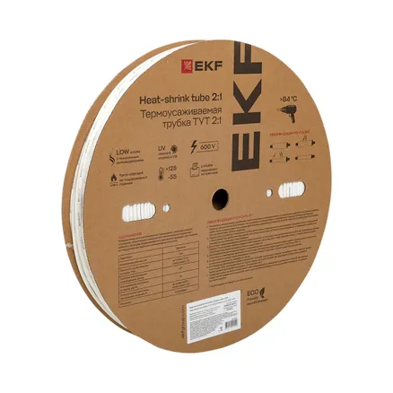 ТУТ нг 4/2 белая рулон EKF (tut-4-w)