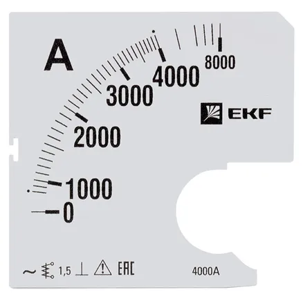 Шкала сменная для A961 4000/5А-1,5 EKF (s-a961-4000)