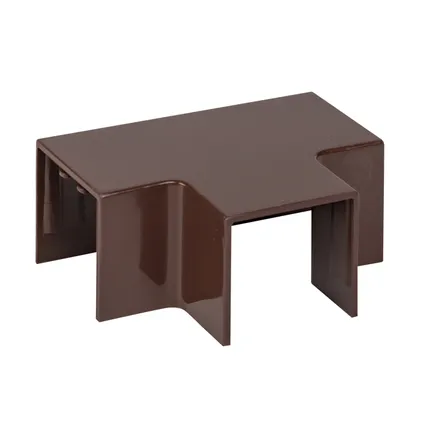 Угол T-образный (25x25) (4 шт) темн. дерево EKF-Plast (tchd-25-25x4)