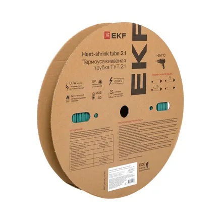 ТУТ нг 40/20 зелёная рулон EKF (tut-40-j)